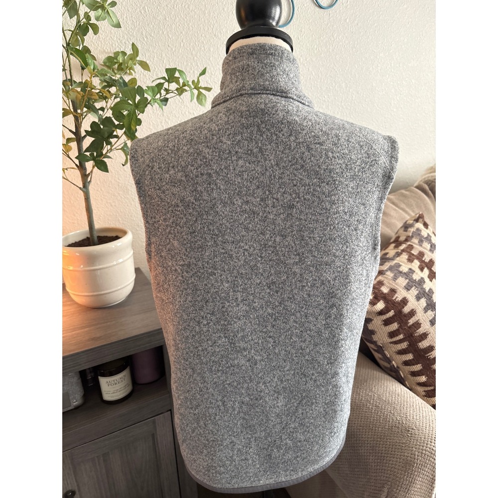 Patagonia Mens Better Sweater Full Zip Fleece Vest Grey Heather Medium 25881 - Picture 4 of 4